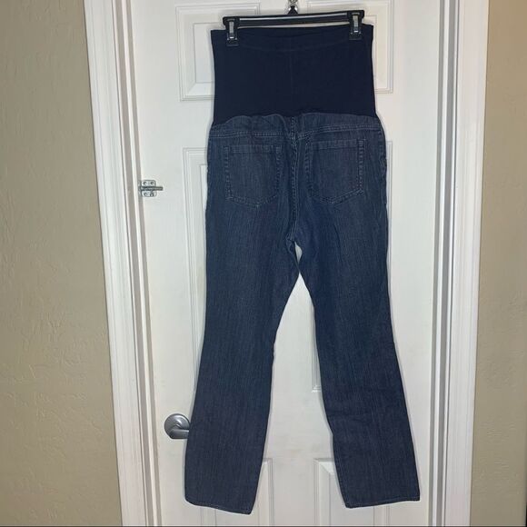 Liz Lange Maternity Jeans Size 8 Full Belly Panel - Picture 6 of 7